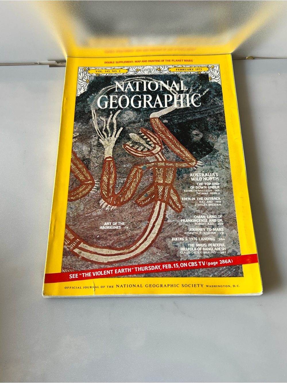 February 1973 issue of National Geographic Magazine